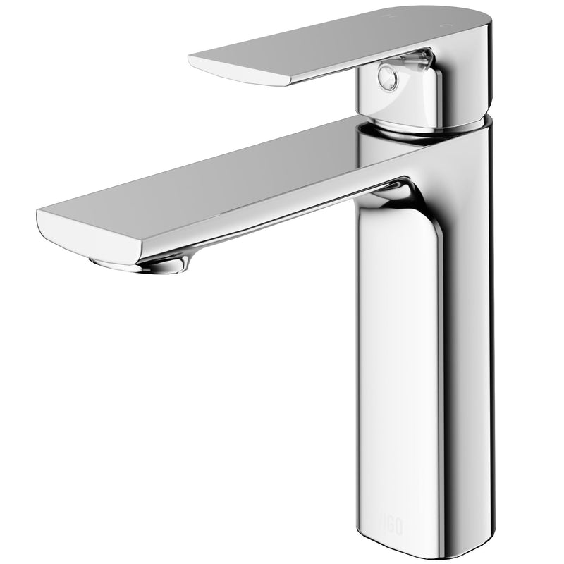 Davidson Single Handle Single Hole Bathroom Sink Faucet, WaterSense Certified, Chrome V7E9