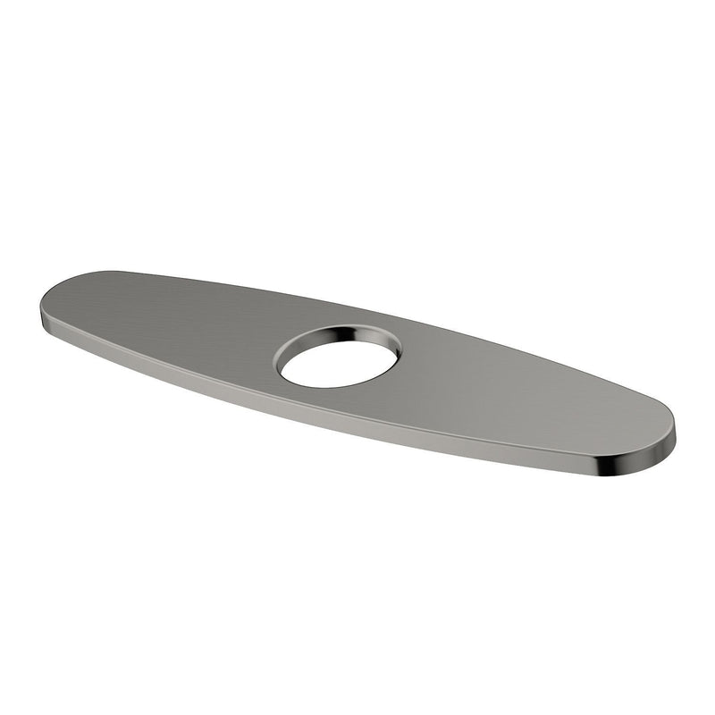 Kitchen Sink Faucet Hole Cover Deck Plate For 1 or 3 Hole, Stainless Steel, 10-in J2F4