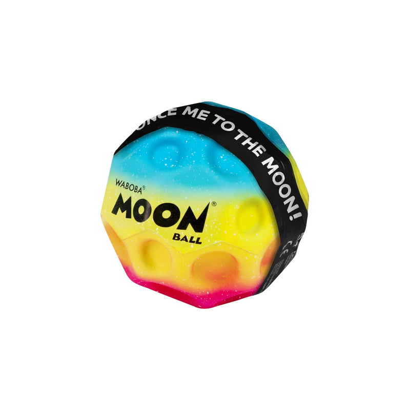 Moon Bouncing Ball, Outdoor Summer Bouncy Toy, Multi-Coloured, Ages 3+ D3I1