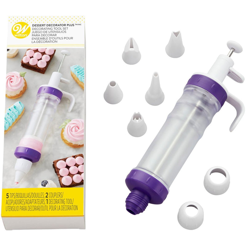 Plastic Dessert Decorator Plus Decorating Tool Set, 8-pc G1U5