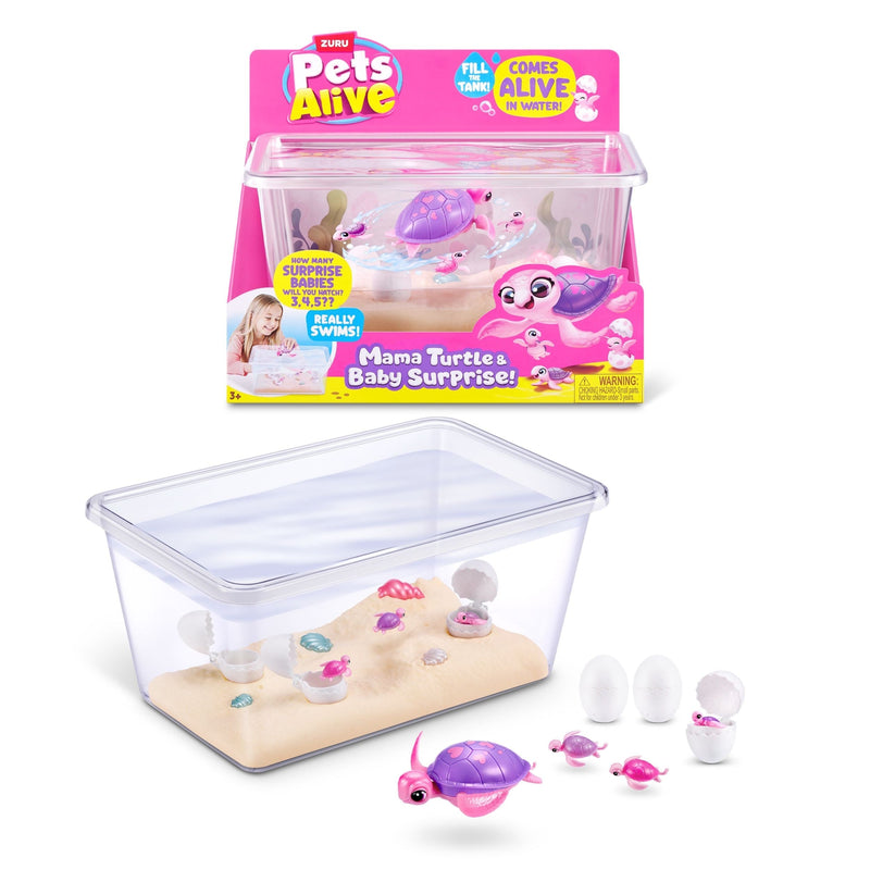 Pets Alive Mama and Turtle Surprise for Ages 3+ Q5I6